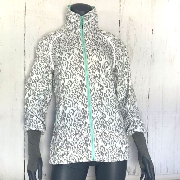 MPG Front Zip Medium Cheetah Print  Jacket - Picture 1 of 9